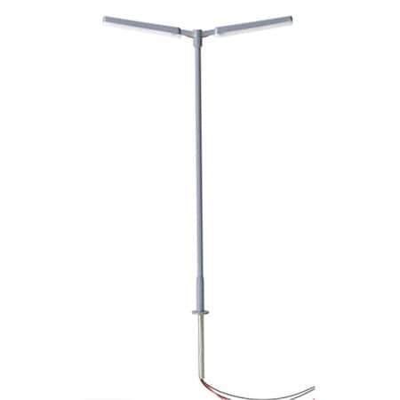 Atlas N Double Arm Parking Lot LED Light, Grey & Warm, 3PK ATL70000159